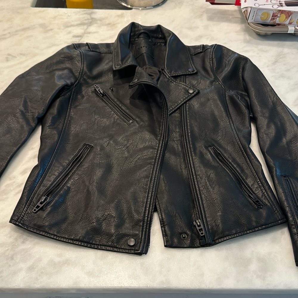 Blank NYC faux leather jacket